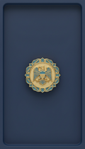 Gold-Accented Official Notary Badge